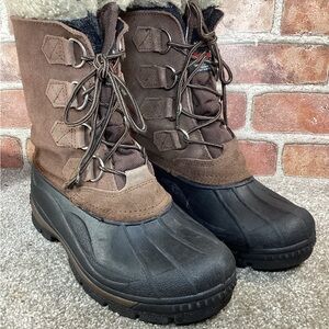 Weatherproof by Thermolite Stormfront Brown winter thermal boots womens 8